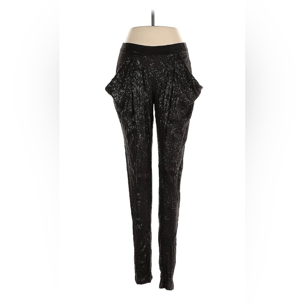 Michael Kors Black Sequin Harem Pants - S
